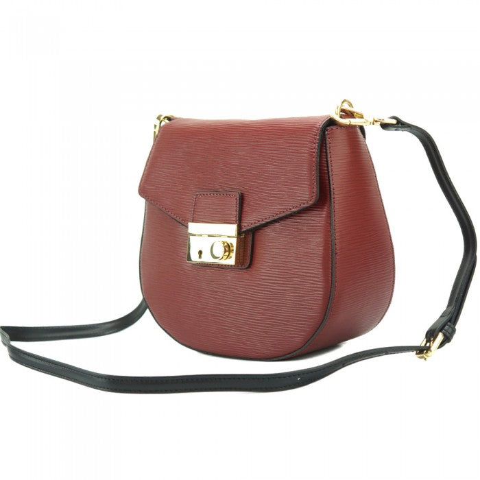 City GM cross-body leather bag