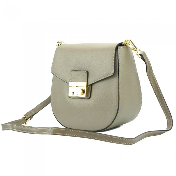 City GM cross-body leather bag